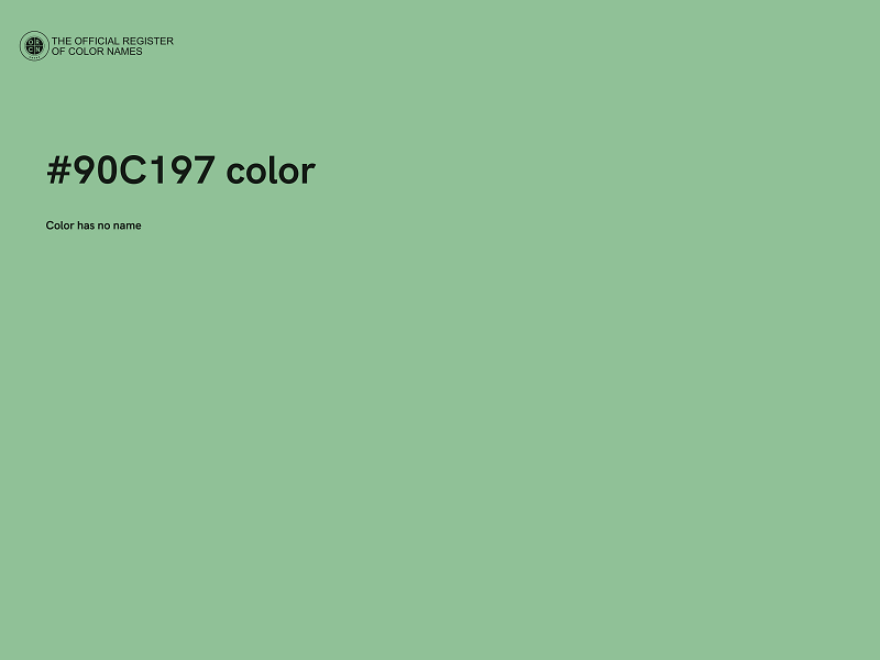 #90C197 color image