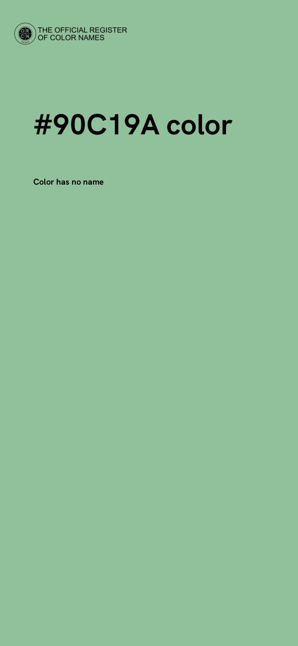 #90C19A color image