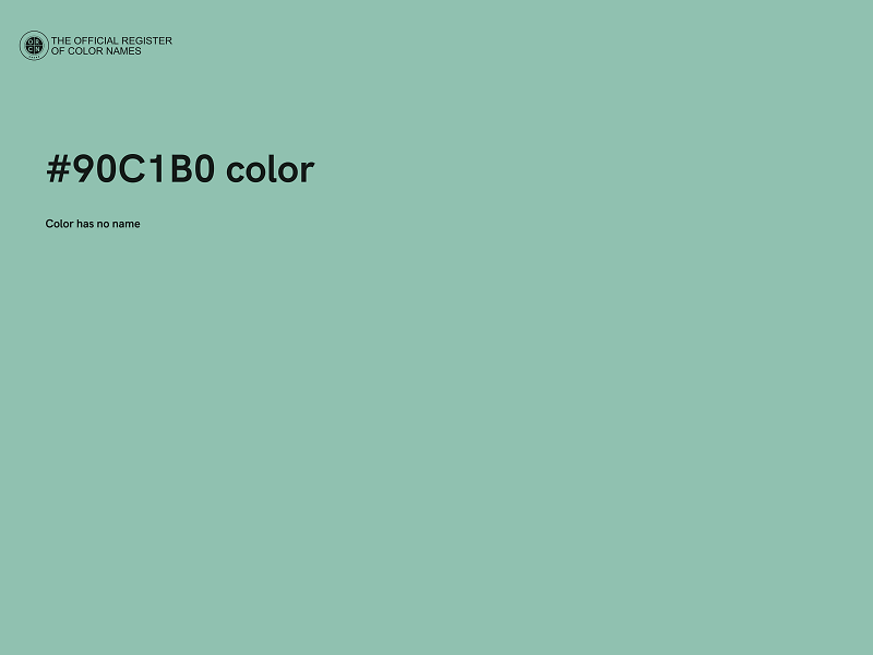 #90C1B0 color image