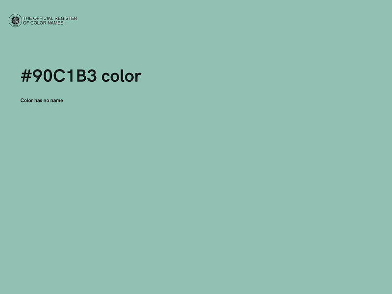 #90C1B3 color image