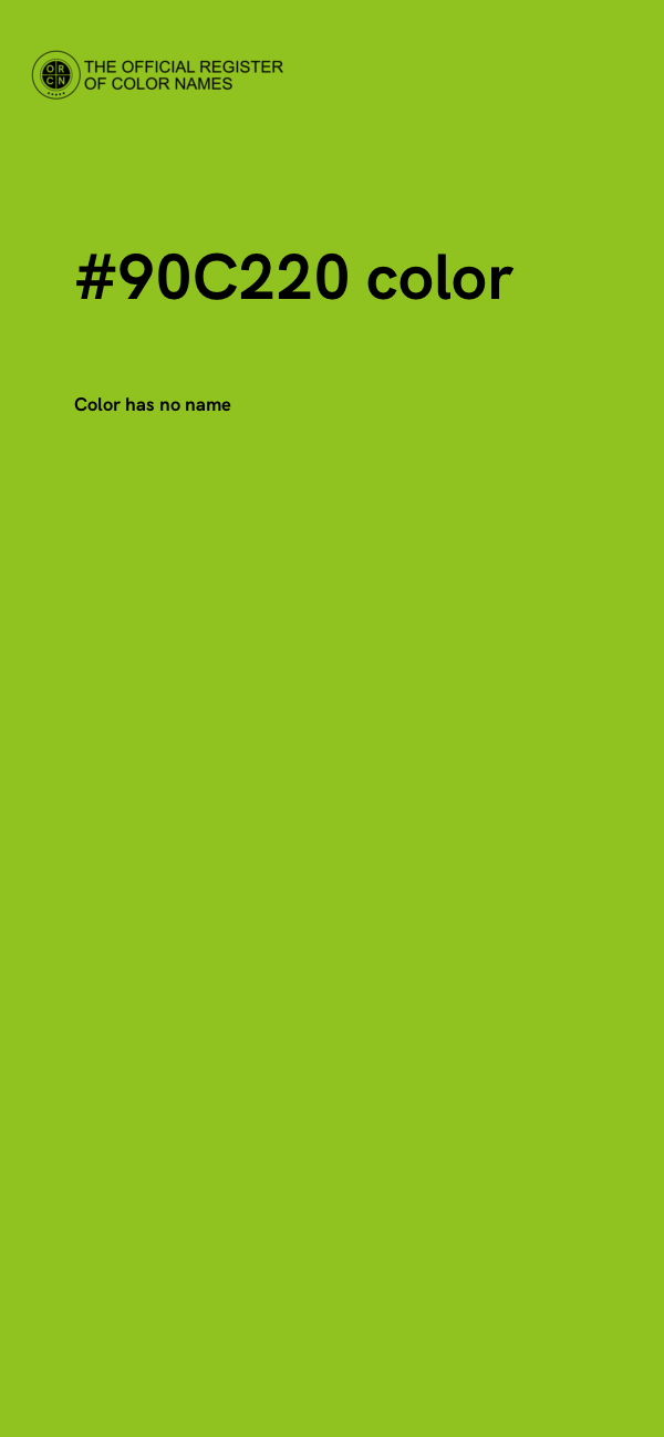 #90C220 color image