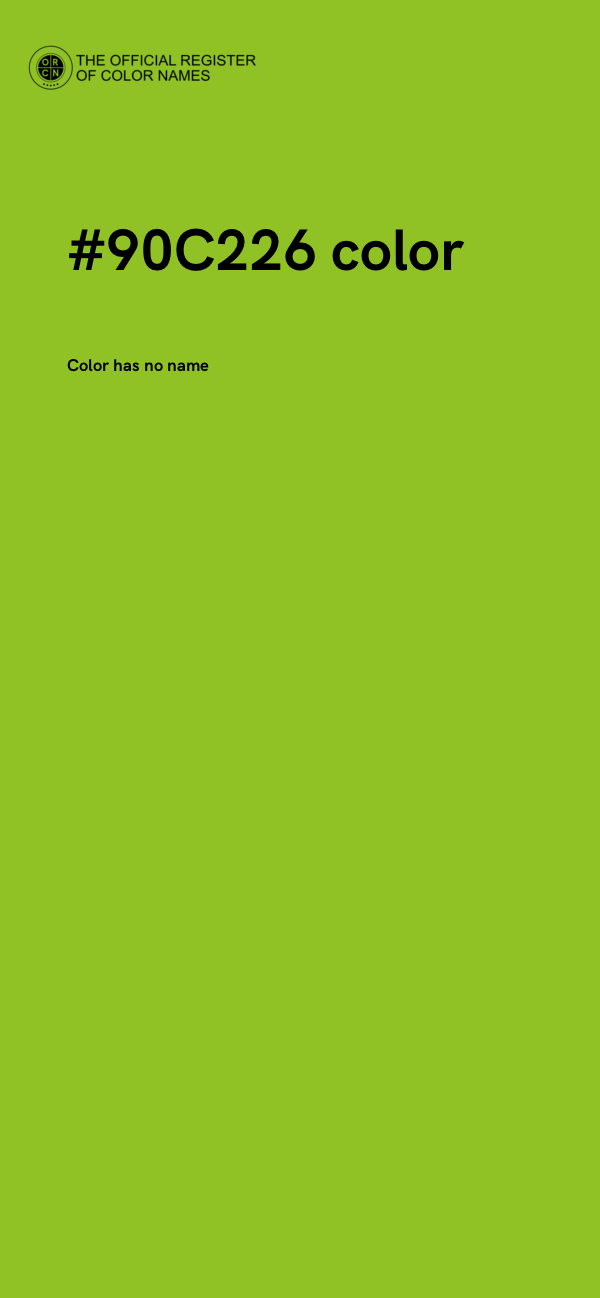 #90C226 color image