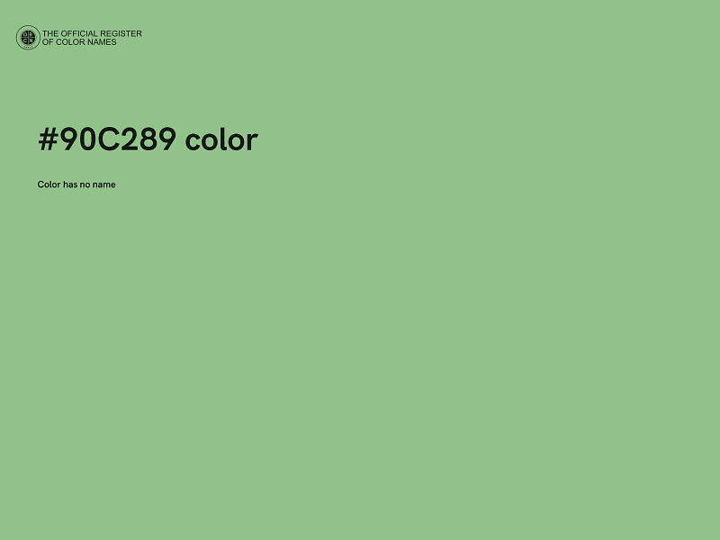 #90C289 color image