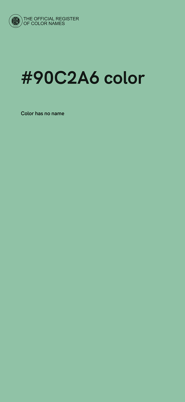 #90C2A6 color image