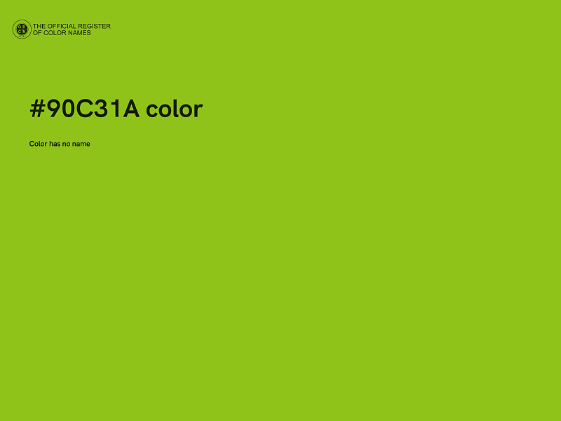 #90C31A color image