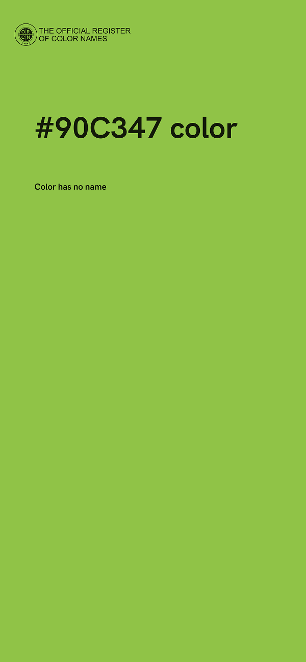 #90C347 color image