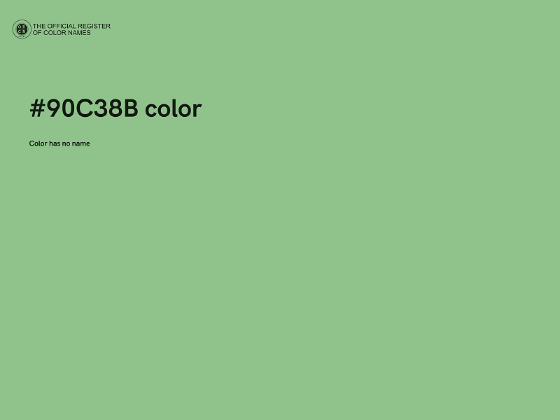 #90C38B color image