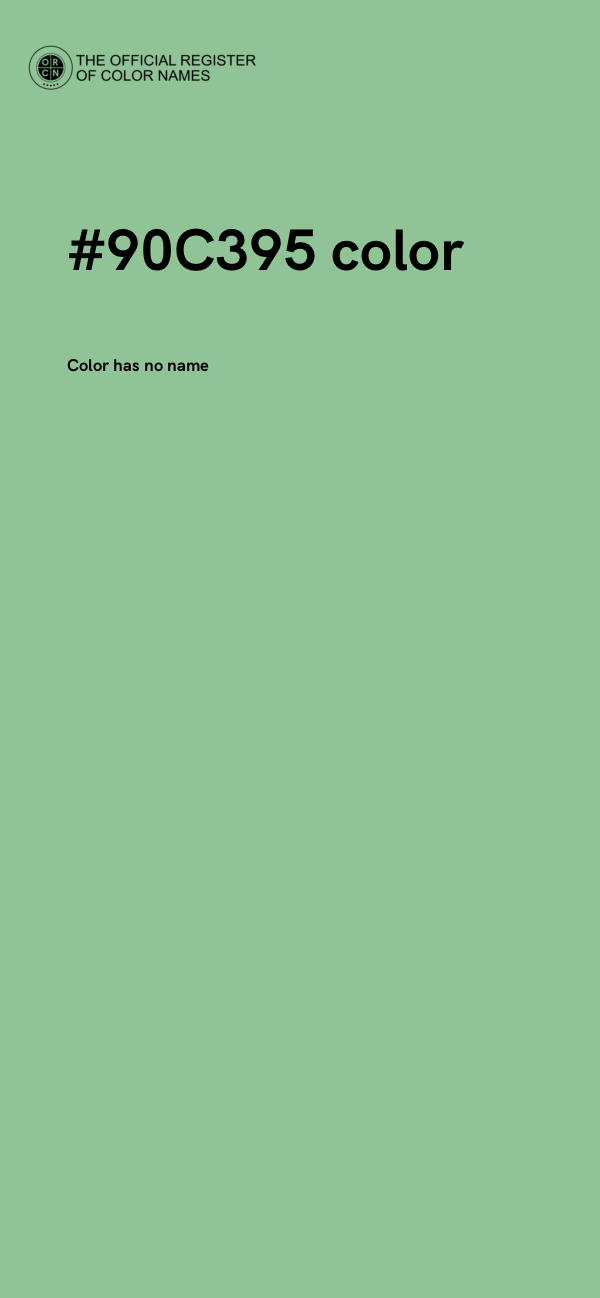 #90C395 color image