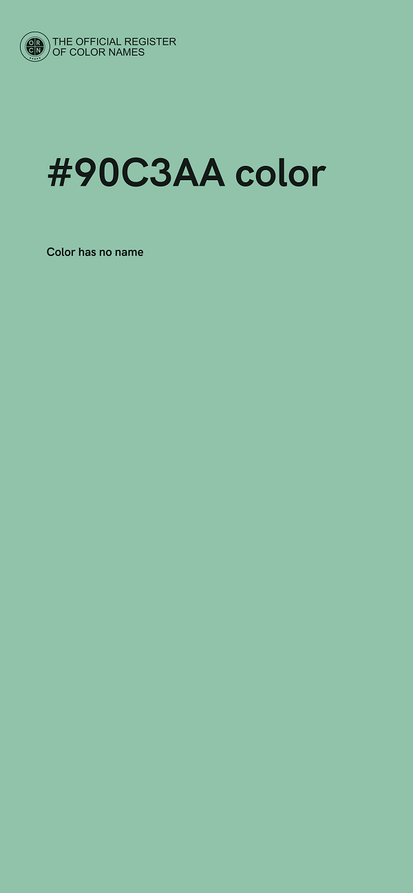 #90C3AA color image