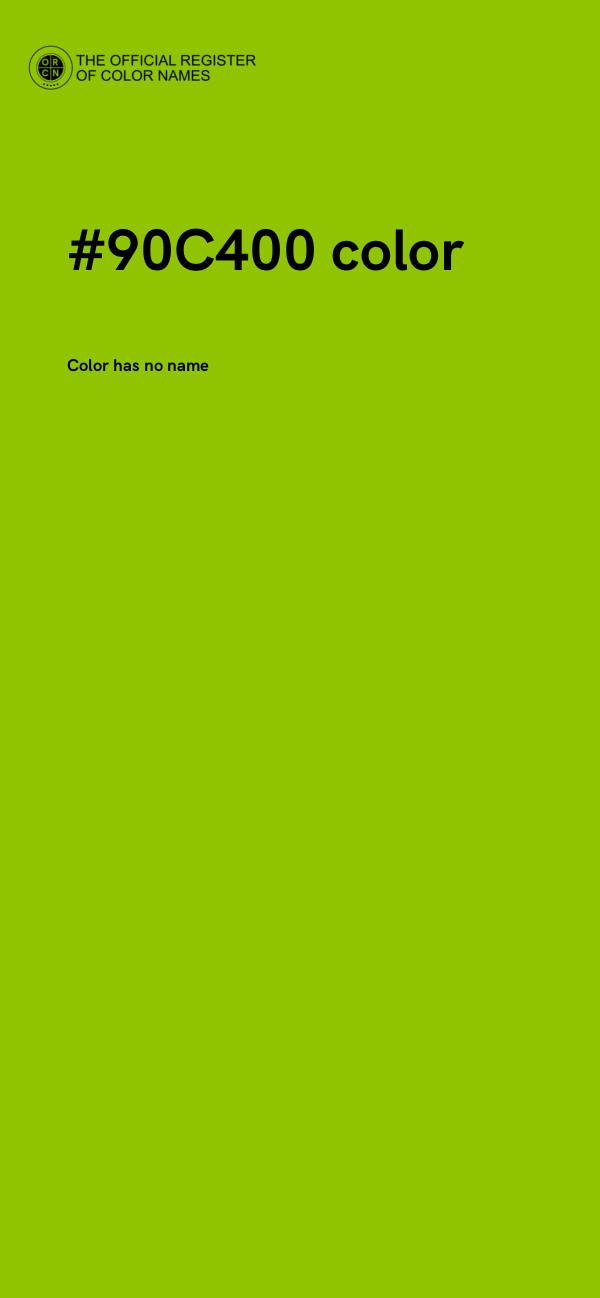 #90C400 color image
