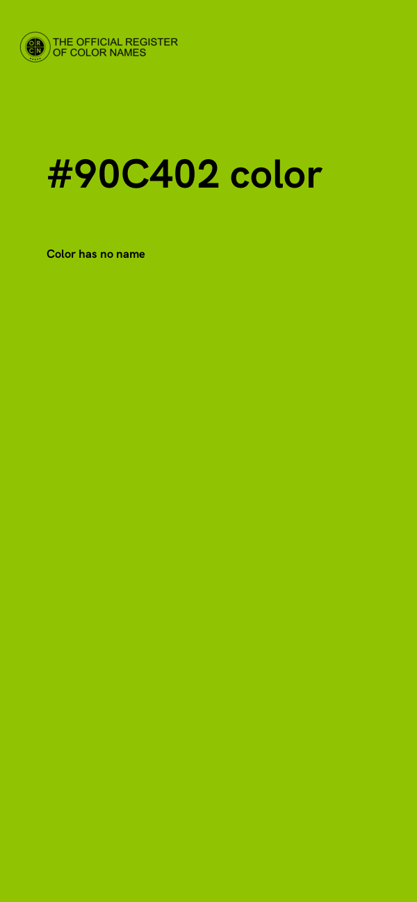 #90C402 color image