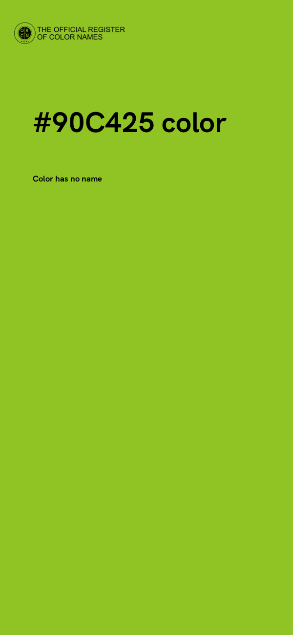#90C425 color image
