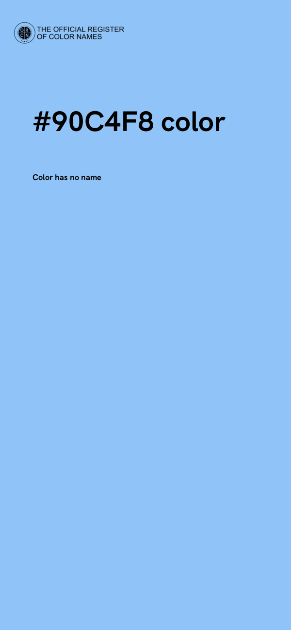 #90C4F8 color image