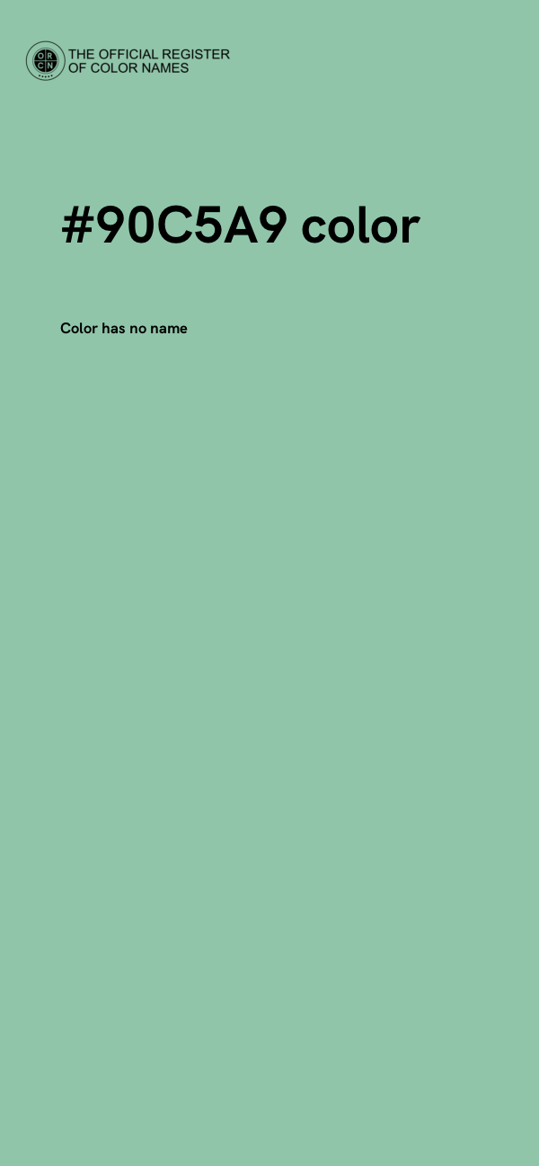 #90C5A9 color image