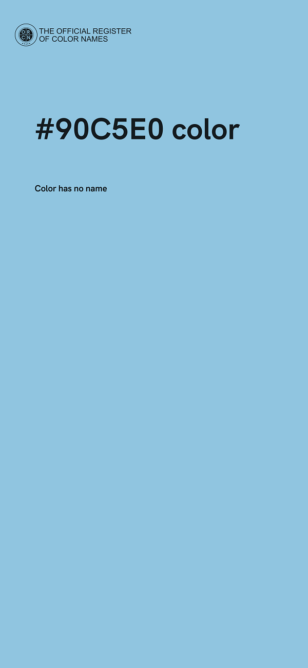 #90C5E0 color image