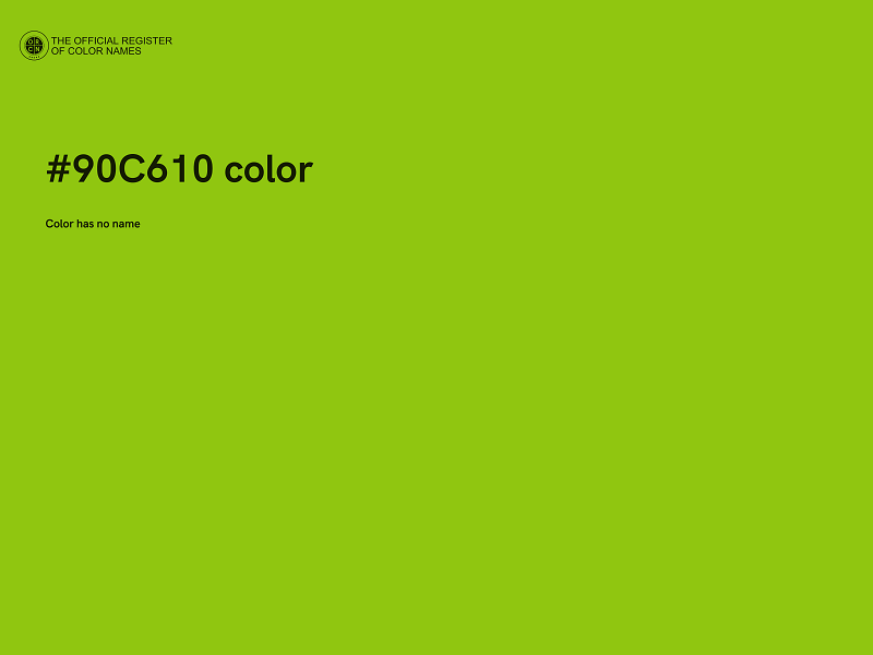 #90C610 color image