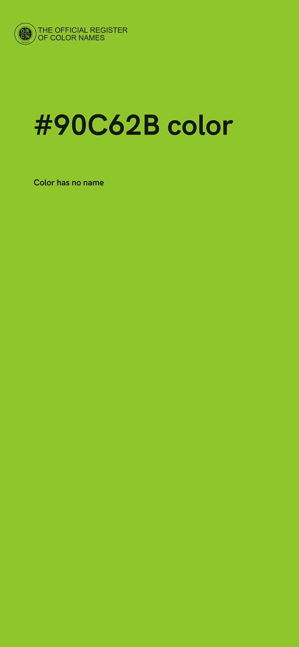#90C62B color image