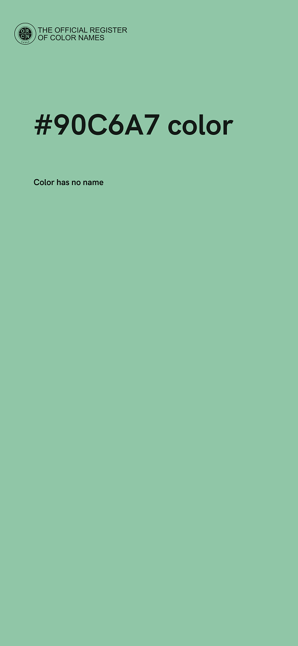 #90C6A7 color image