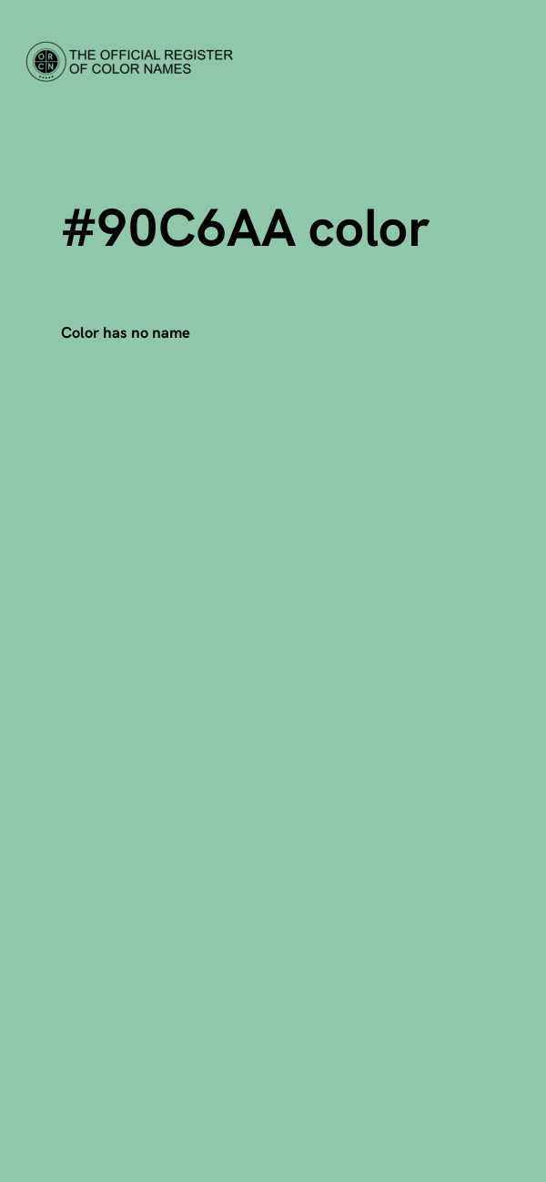 #90C6AA color image