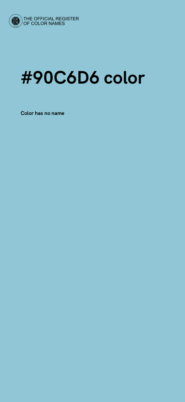 #90C6D6 color image