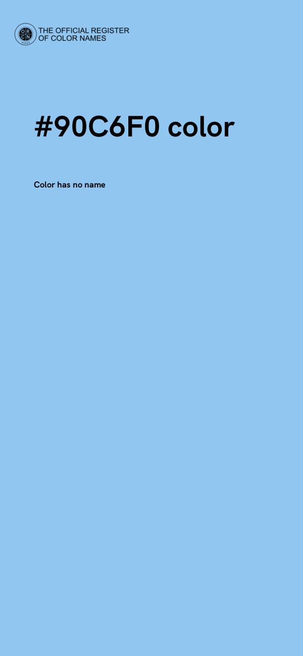 #90C6F0 color image