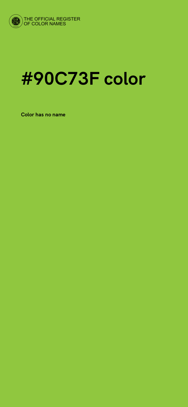 #90C73F color image