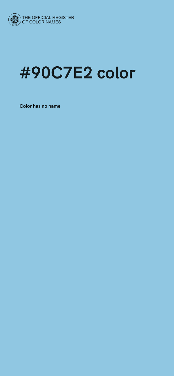 #90C7E2 color image