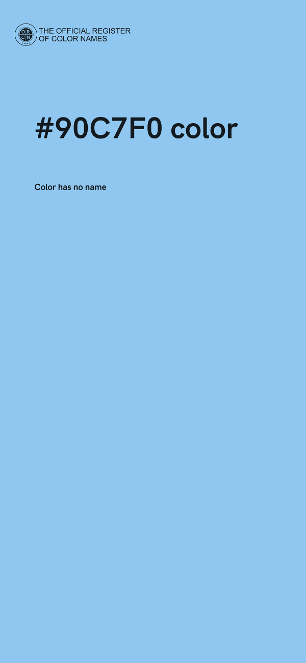 #90C7F0 color image