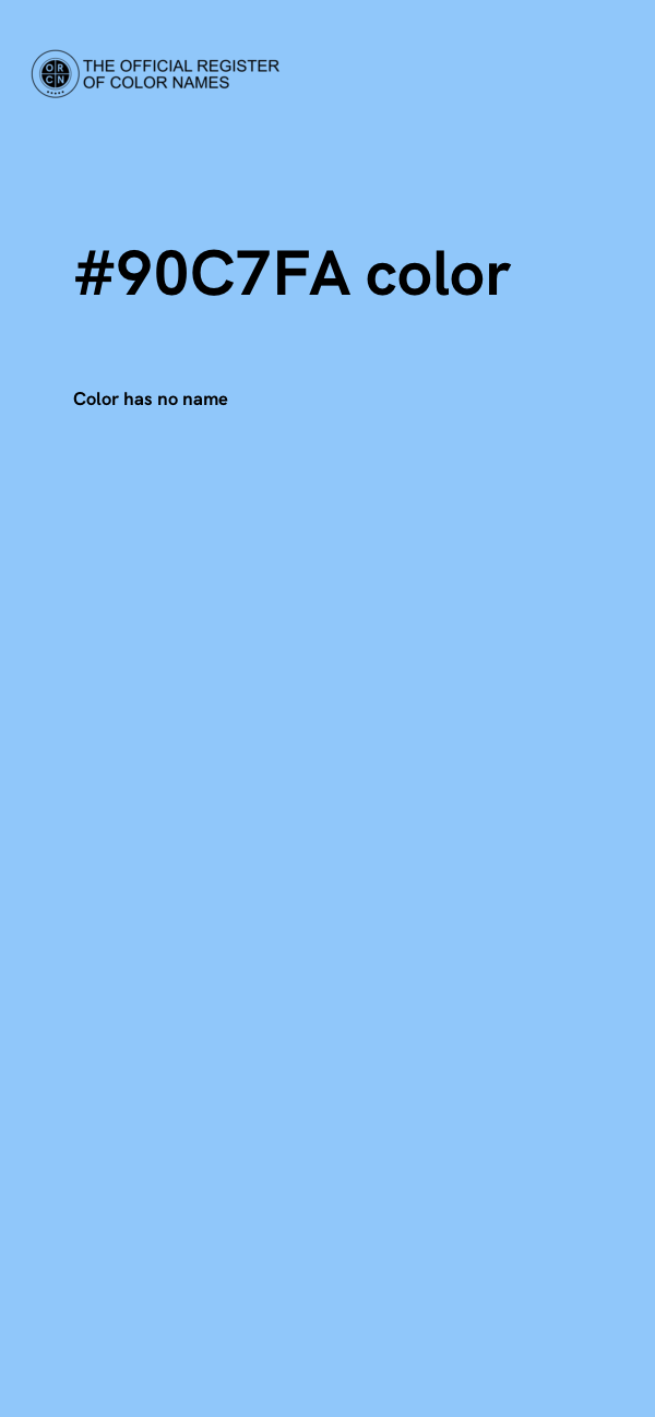 #90C7FA color image