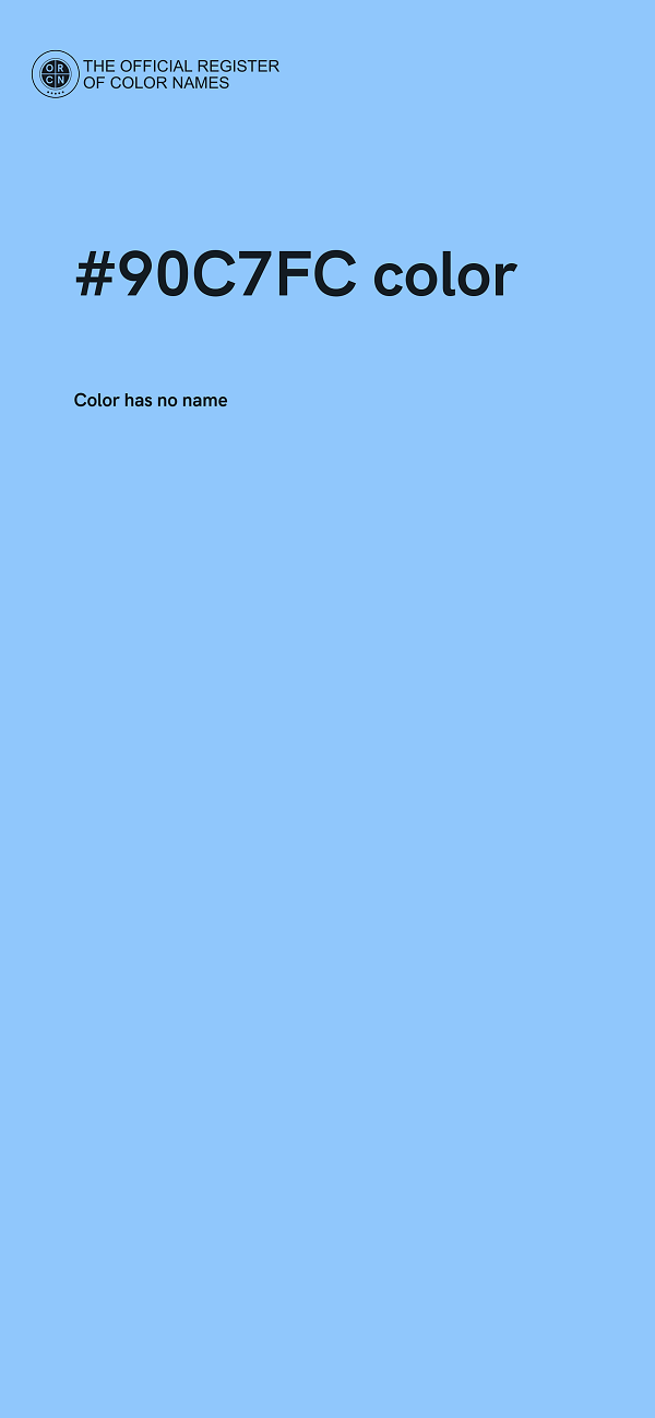 #90C7FC color image