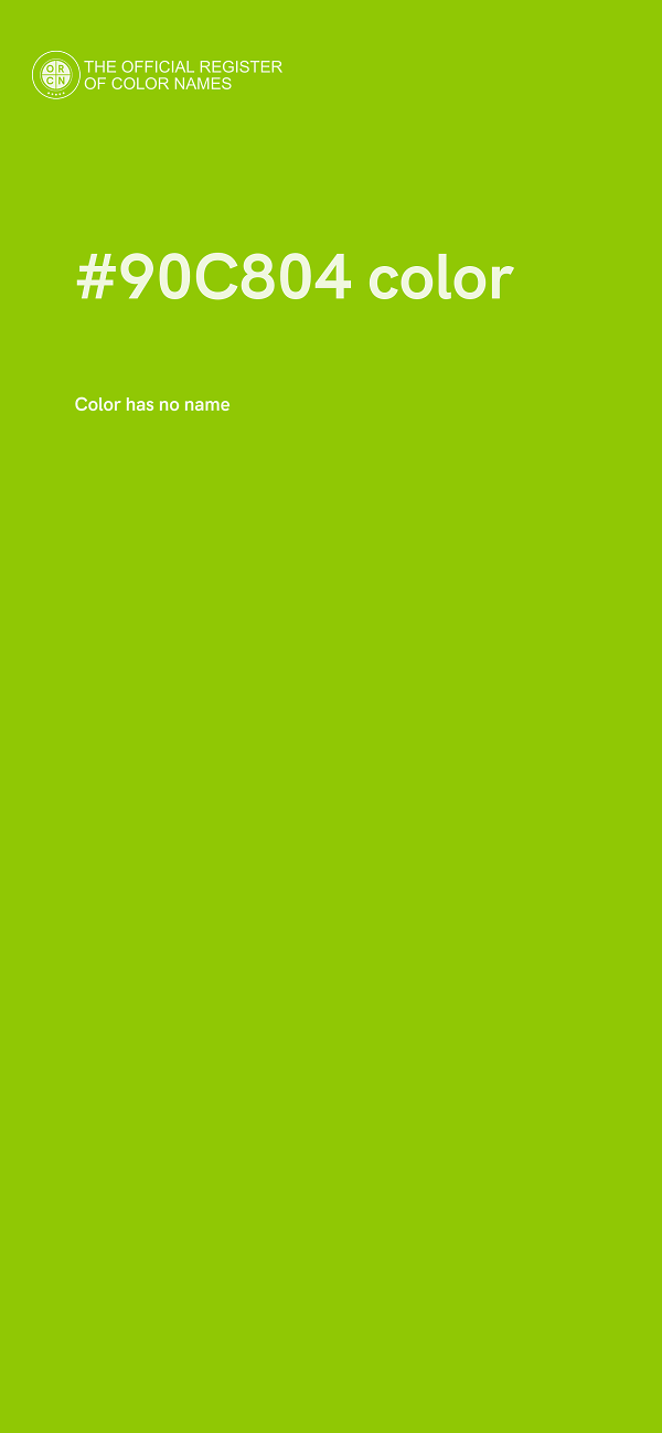 #90C804 color image