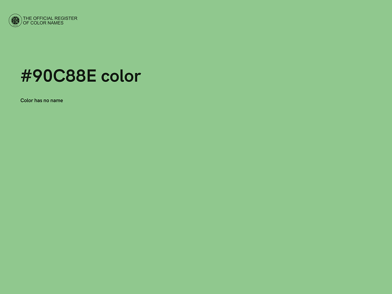 #90C88E color image