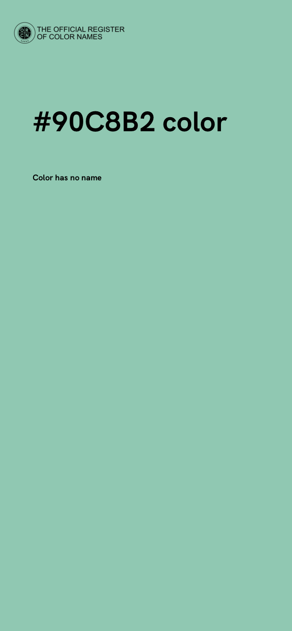 #90C8B2 color image