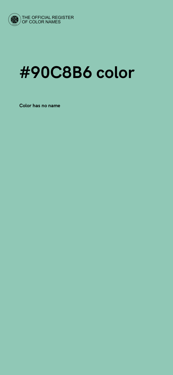 #90C8B6 color image