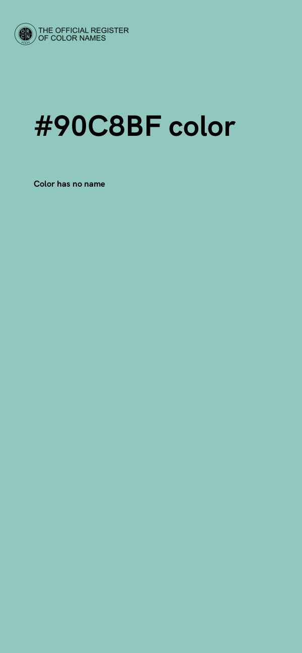 #90C8BF color image