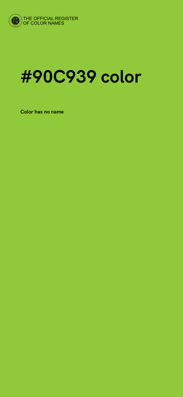 #90C939 color image