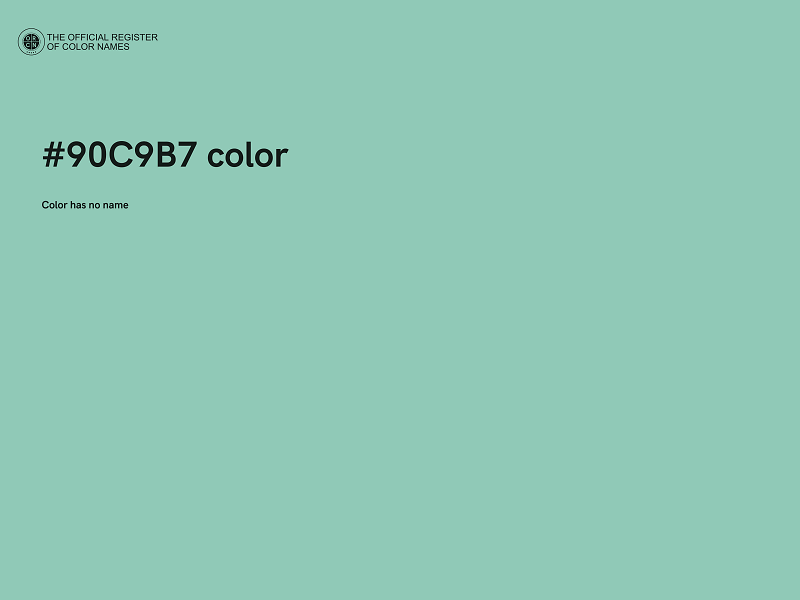 #90C9B7 color image