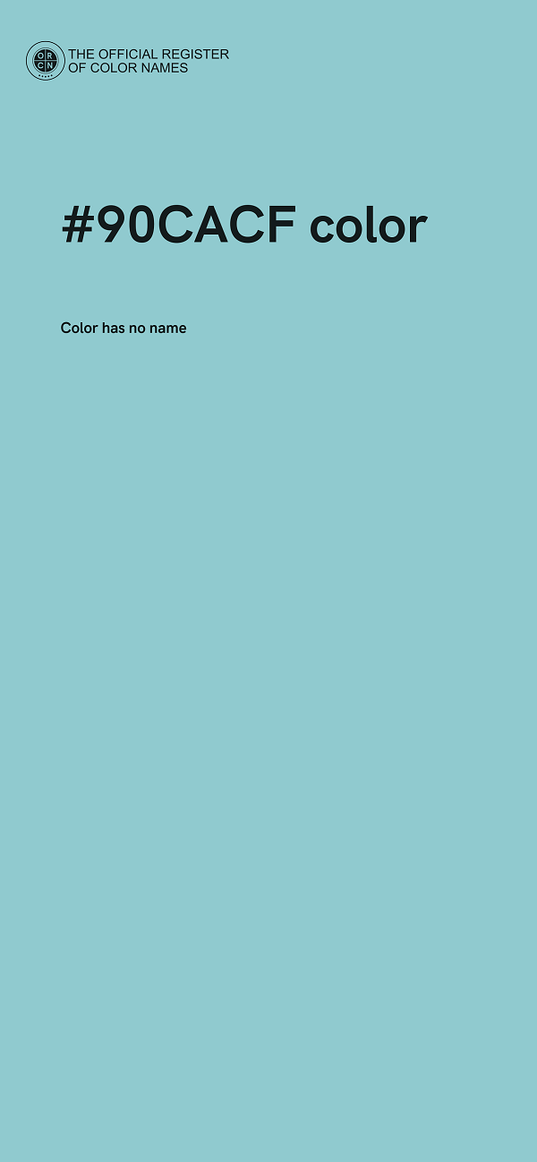 #90CACF color image