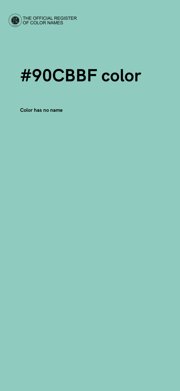 #90CBBF color image