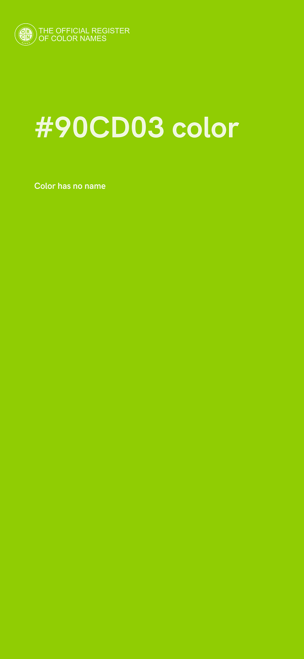 #90CD03 color image