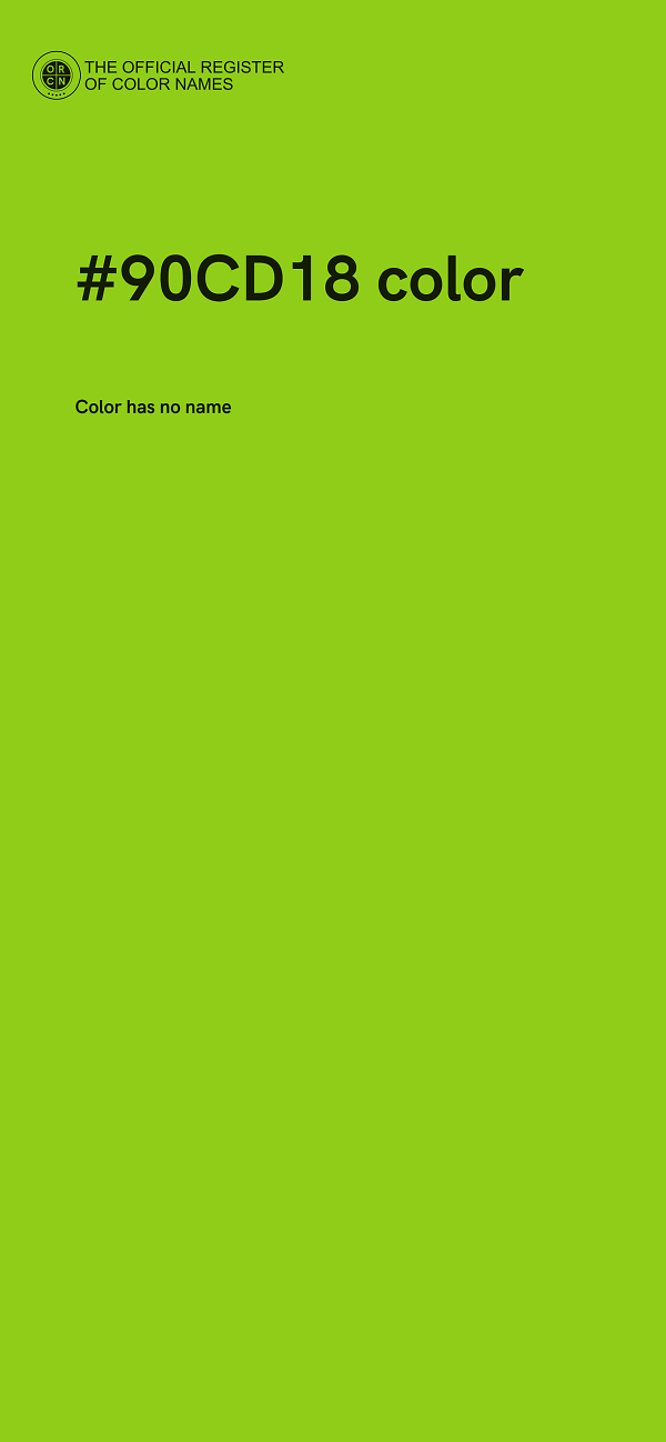 #90CD18 color image