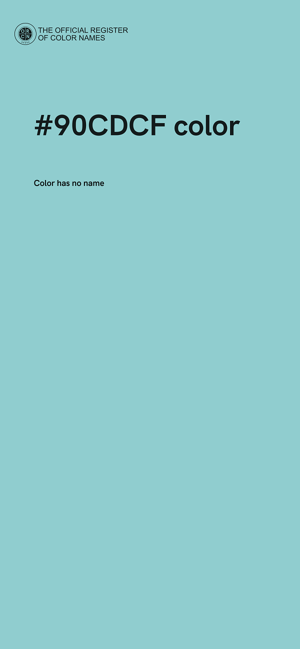 #90CDCF color image