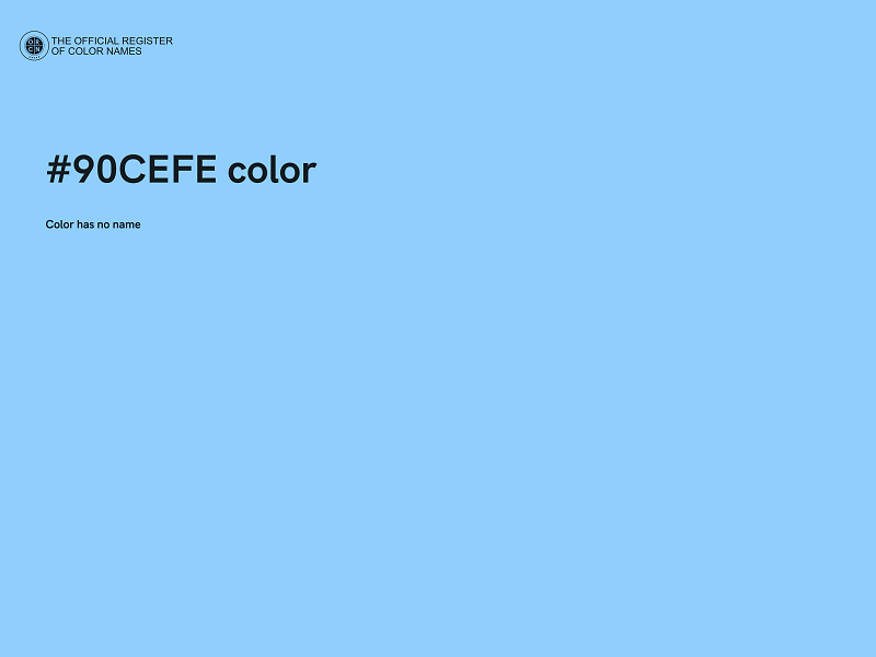 #90CEFE color image