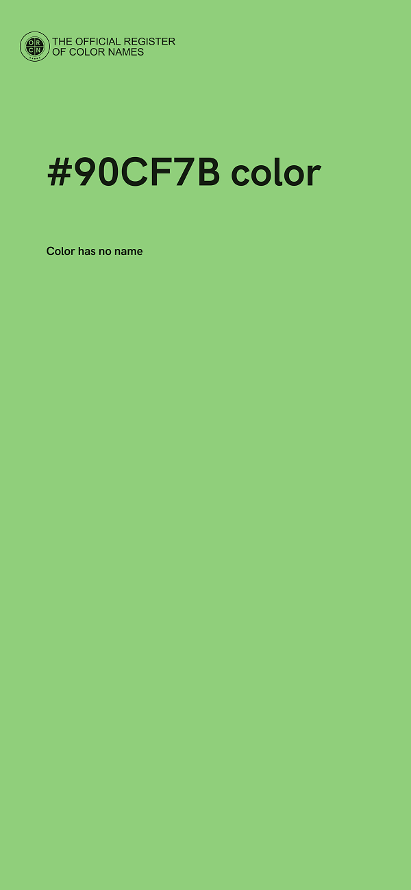 #90CF7B color image