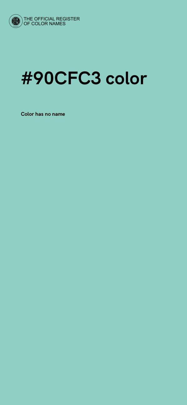 #90CFC3 color image