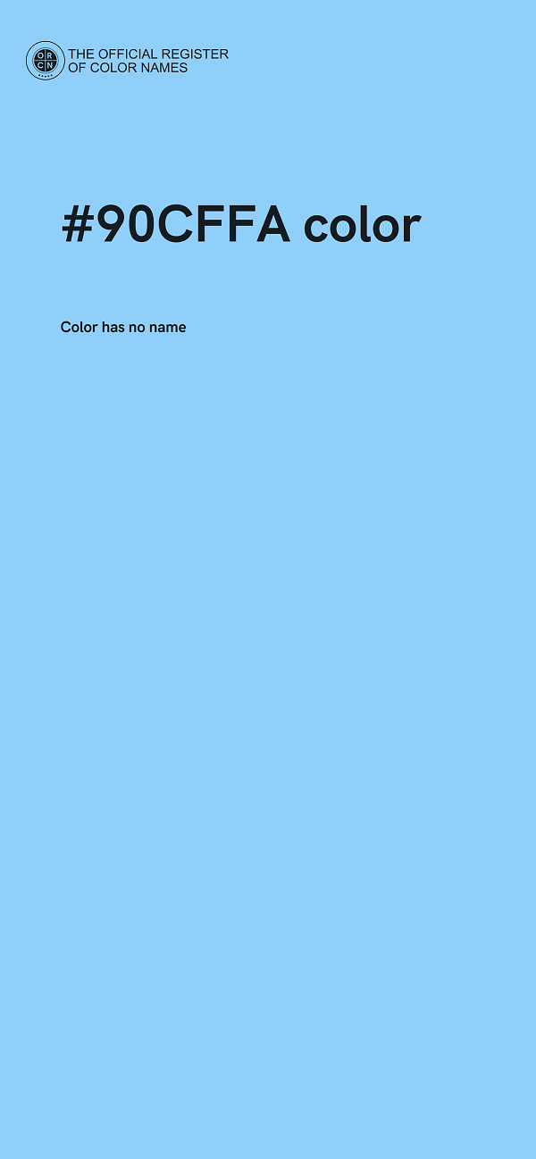 #90CFFA color image