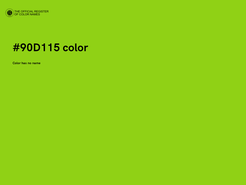 #90D115 color image