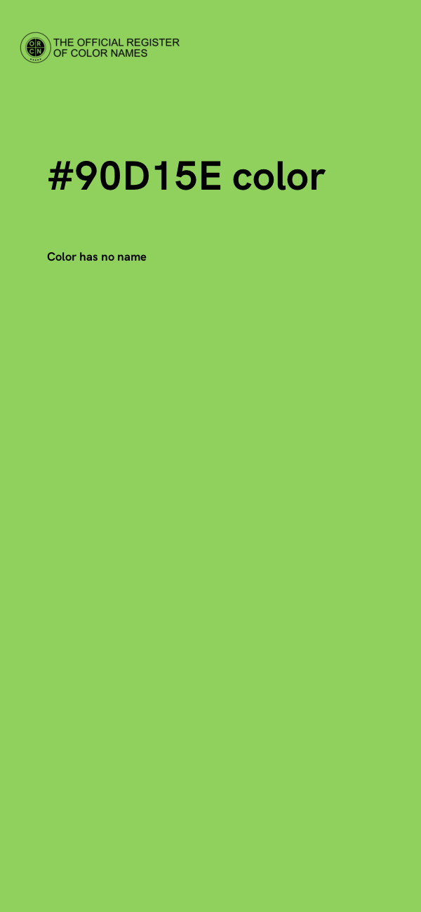 #90D15E color image