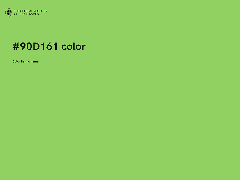 #90D161 color image
