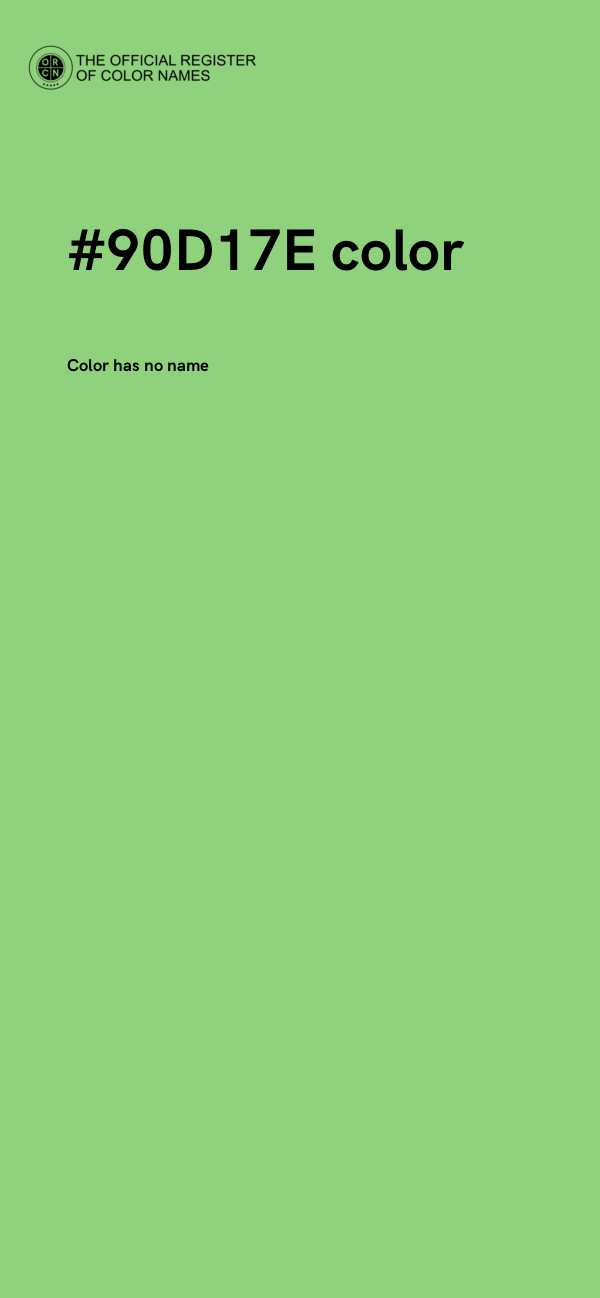 #90D17E color image
